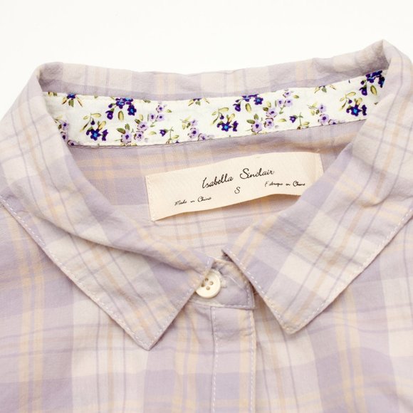 Anthropologie Isabella Sinclair Roll Tab Blouse - Picture 5 of 8